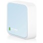 TP-Link TL-WR802N trdls router Hurtigt ethernet Enkelt band 24 GHz Bl Hvid
